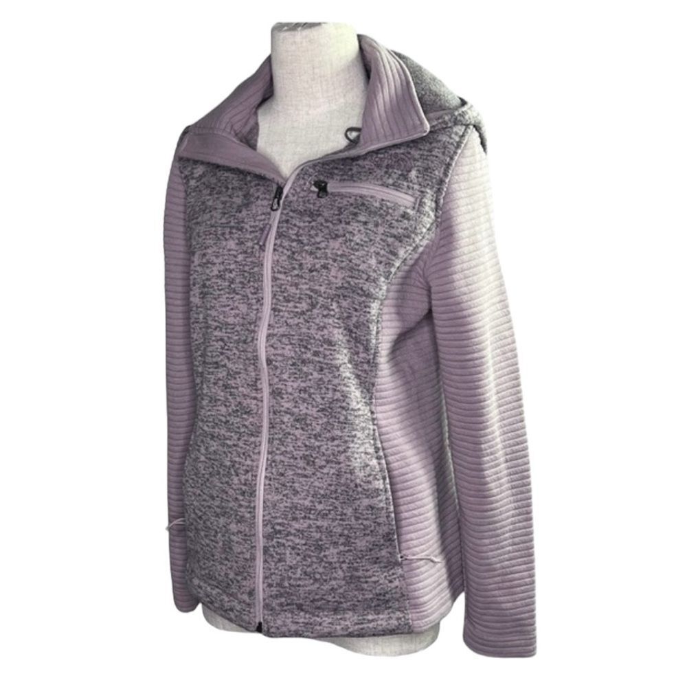 The North Face Women's Purple Full Zip Hooded Jacket Size Small.